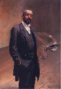 Jacek Malczewski Self-portrait with a palette oil painting